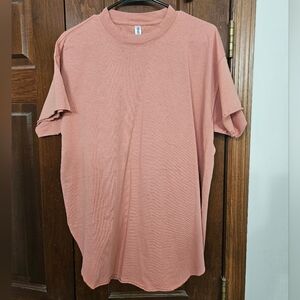 Pebby Forevee Basics Side Slit Tee Size Large